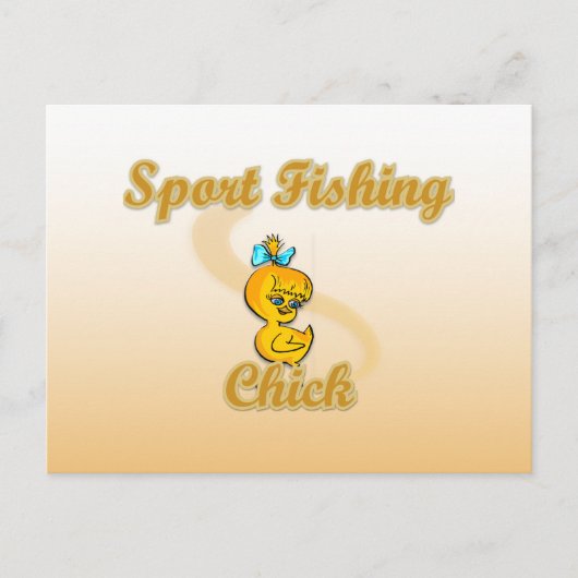 Sport Fischen Postkarte (Vorderseite)