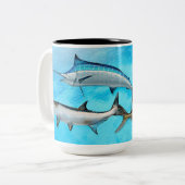 Sport Fisherman Offshore Deep Sea Fish Tasse (Vorderseite Links)