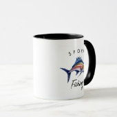 Sport Fishing Blue Marlin Tasse (VorderseiteRechts)