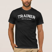 Sport Fitness Coach Personal Trainer Mens Modern T-Shirt (Vorderseite)