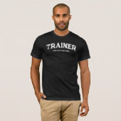 Sport Fitness Coach Personal Trainer Mens Modern T-Shirt (Vorne ganz)