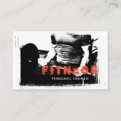 Sport Fitness Coach Personal Trainer Moderner Schl Visitenkarte (Vorderseite)