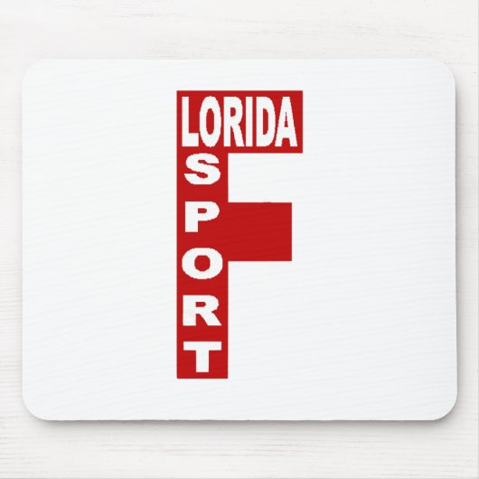 SPORT-FLORIDA-Mausmatte Mousepad (Vorne)