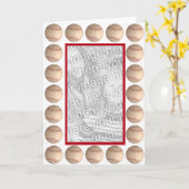 Sport-Foto-Karten Karte (Gelbe Blume)