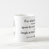 Sport für unsere Nachbarn Kaffeetasse (Mittel)