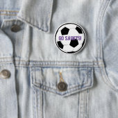 Sport Fußball Ball Go Team Name Schule Geist Button (Beispiel)