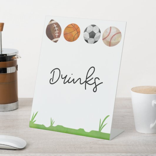 Sport Fußball Basketball Fußball Baseball Drinks Sockelschild (In SItu)