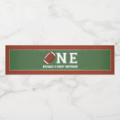 Sport, Fußball, erst Geburtstag Wasserflaschenetikett (Einzelnes Label)