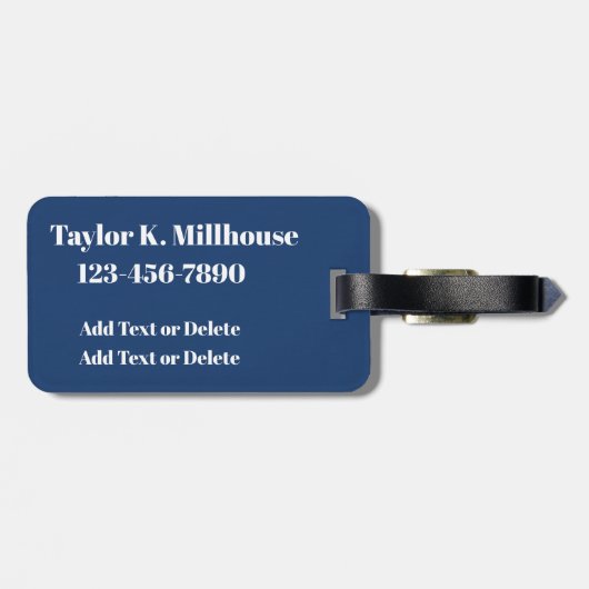 Sport - Fußball Gepäckanhänger (Rückseite horizontal)