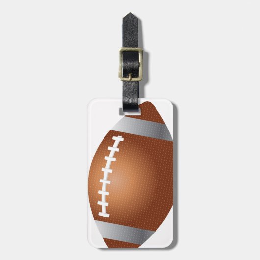 Sport-Fußball-Gepäckanhänger Gepäckanhänger (Vorderseite vertikal)