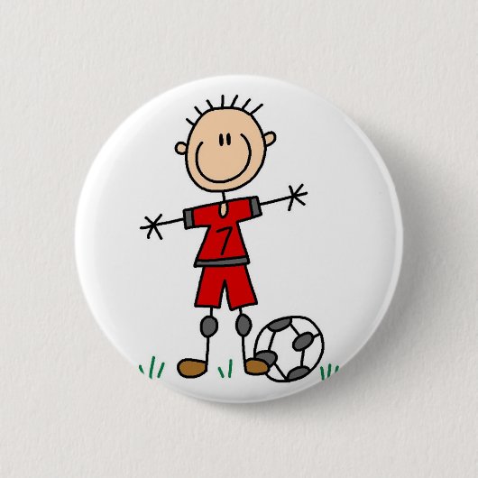 Sport-Fußball-Knopf Button (Vorderseite)