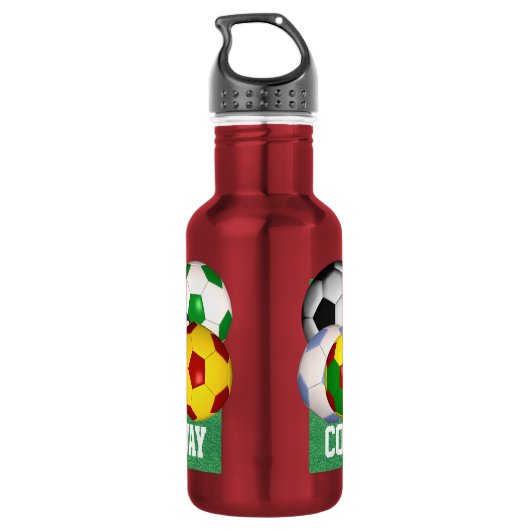 Sport - Fußball - SRF Edelstahlflasche (Rückseite)