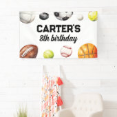 Sport Geburtstagsbanner Hintergrund Banner (Insitu)