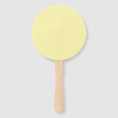 Sport Gelber Handfächer (Rückseite)