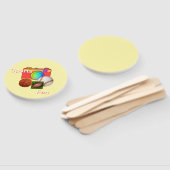 Sport Gelber Handfächer (Non-assembled)