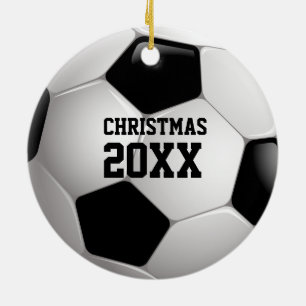Sport-Geschenke des Fußball-Weihnachten20xx Keramik Ornament