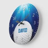 Sport-Geschenke Personalizable Golf-| Große Wanduhr (Winkel)