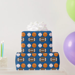 Sport-Geschenkpapier  Geschenkpapier
