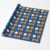 Sport-Geschenkpapier Geschenkpapier (Ungerollt)