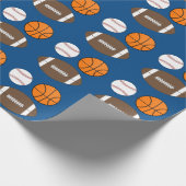 Sport-Geschenkpapier Geschenkpapier (Ecke)