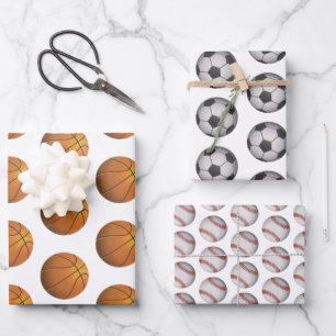 "Sport"  Geschenkpapier Set