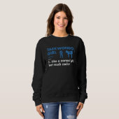 Sport Girl Definition Taekwondo Sweatshirt (Vorne ganz)