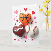 Sport Herzen Liebe Karte (Gelbe Blume)