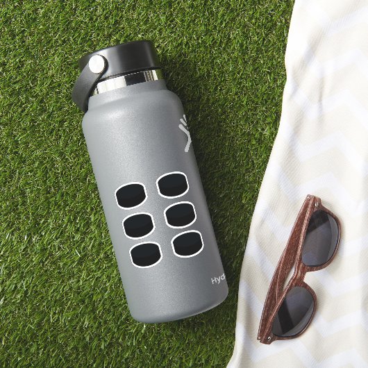 Sport Hockey 6 Pcs Puck Aufkleber (HydroFlask Insitu)