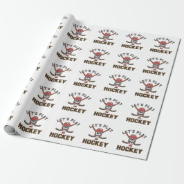Sport Hockey Geschenkpapier