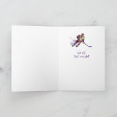 Sport Hockey Vielen Dank Karte (Innenseite)