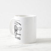 Sport Humor Legally Beating People With Sticks Sku Kaffeetasse (Vorderseite Links)