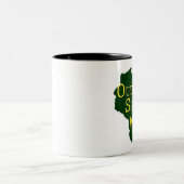 Sport im Freienwisconsin - Logokaffee-Tasse Zweifarbige Tasse (Mittel)