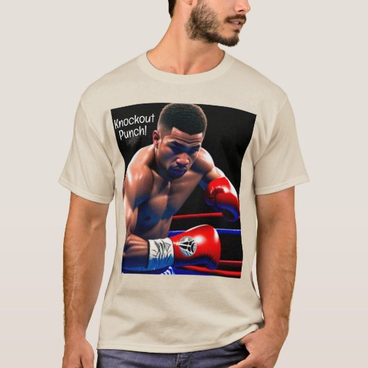 Sport ist Leben - Knockout Punch! T-Shirt (Vorderseite)