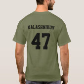 Sport-Jersey-Art der Kalaschnikow-47 T-Shirt (Rückseite)