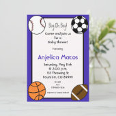 Sport, Junge oh! , ehrend, kommen Sie uns Einladung (Stehend Vorderseite)