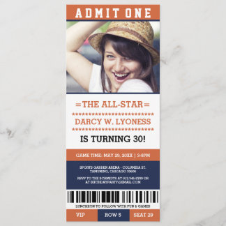 Sport-Karten-Geburtstags-Party lädt ein Einladung