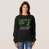 Sport Kid Definition Cricket_1 Sweatshirt (Vorne ganz)