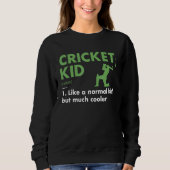 Sport Kid Definition Cricket_1 Sweatshirt (Vorderseite)