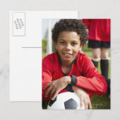 Sport, Kinder, Fußball 2 Postkarte (Vorne/Hinten)