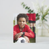 Sport, Kinder, Fußball 2 Postkarte (Stehend Vorderseite)