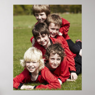 Sport, Kinder, Fußball Poster