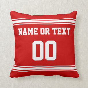 Sport-Kissen mit IHREN FARBEN, NAMEN und ZAHL Kissen
