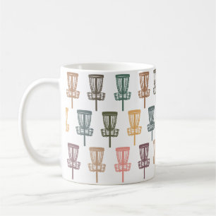 Sport Kunst Trinkgefäße Retro Disc Golf Liebhaber  Kaffeetasse