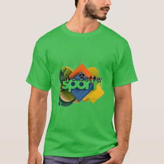 Sport lebt besser Freund Junge T-Shirt