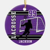 🥍 Sport - Lila Keramik Ornament (Vorne)