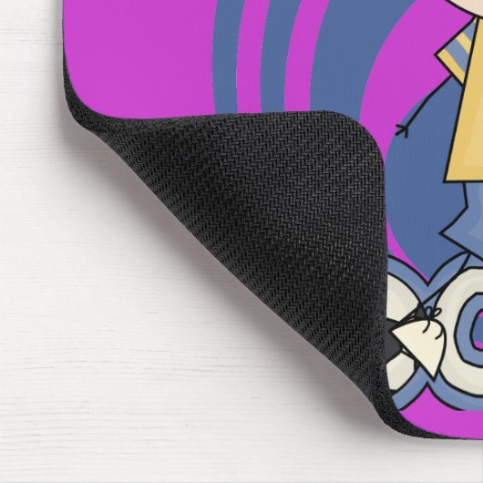 Sport-Mädchen - Fußball-T - Shirts und Geschenke Mousepad (Ecke)