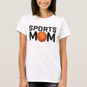 Sport Mama Basketball Design T-Shirt