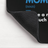 Sport Mama Definition Eishockey Mousepad (Ecke)
