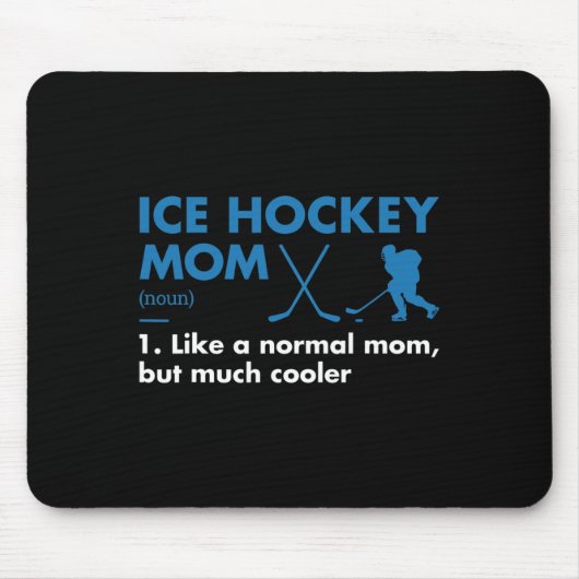 Sport Mama Definition Eishockey Mousepad (Vorne)