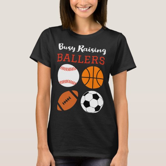 Sport Mama Entspannen Sie Ballettwohnungen und Bal T-Shirt (Vorderseite)